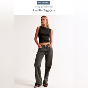 Abercrombie & Fitch Vintage Low Rise Baggy Jean - Women’s 29 long